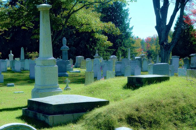 evergreen cemetery new haven vt