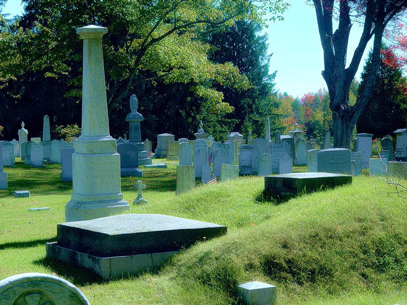 evergreen cemetery new haven vt