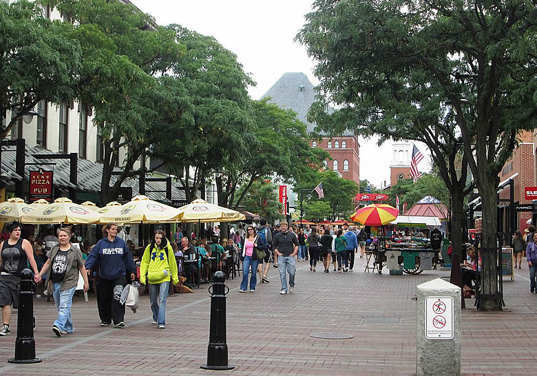 Church Street Marketplace_Burlington Vermont