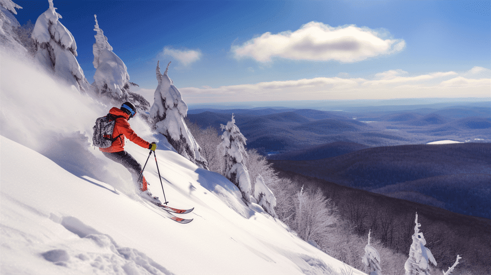 Skiing in Vermont