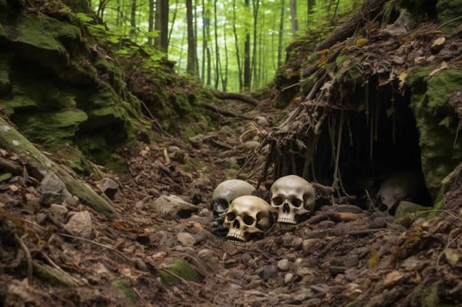 Vermont cave skeletons